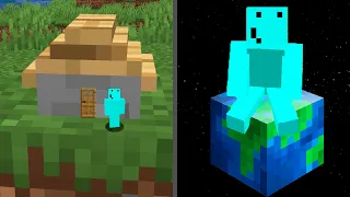 Minecraft em Diferentes Tamanhos!