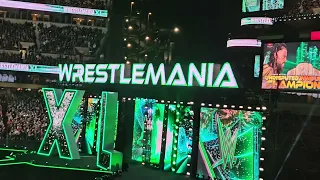 Solo and John Cena interfere in the Cody vs Reigns Wrestlemania match.