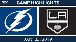 NHL Highlights | Lightning vs. Kings - Jan. 3, 2019