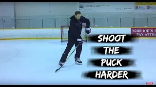 How to shoot the puck hard and fast