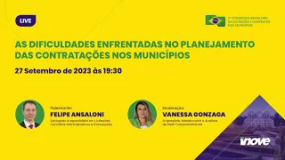 As dificuldades enfrentadas no planejamento das contratações nos municípios