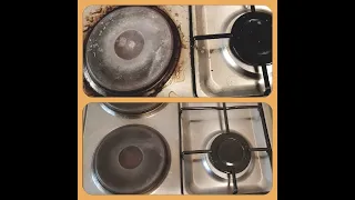 የምግብ ማብሰያ እንዴት ማፅዳት ይቻላል / How to clean a stove top like a pro 👍