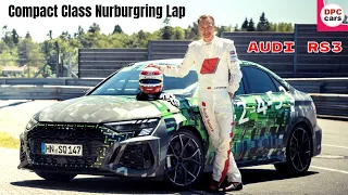 2022 Audi RS 3 Fastest Compact Class Nurburgring Lap record