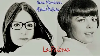 Nana Mouskouri con Mireille Mathieu . La Paloma