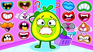 Oh no! Where is My Mouth Song🎵 Protect Your Teeth Story for Toddlers by Pit & Penny Family🥑