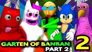 GARTEN OF BANBAN 2 vs SONIC & BALDI Roblox Minecraft Animation CHALLENGE! Ft Banbeleena Opila Bird