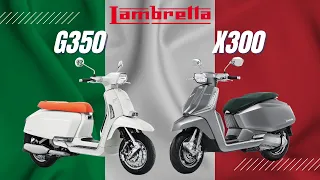 The all new Lambretta Models G350 & X300