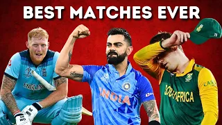LAST BALL Thriller | Top 5 Greatest  Matches in Cricket