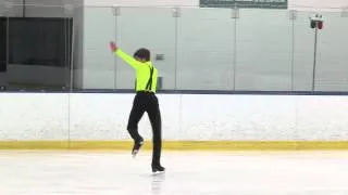 Spencer Simon 2013 Midwestern Sectionals Novice Mens Short Program