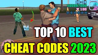 Top 10 Best Cheats for GTA Vice City ( New 2023 ) | GTA Vice City Cheat Codes | SHAKEEL GTA