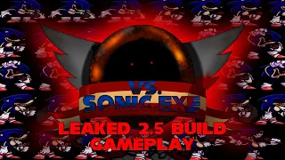 Vs. Sonic.exe 2.5 (Old Leaked Build Gameplay)