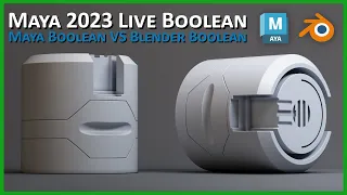 Maya 2023 Live Boolean: Is it as good as Blender's Boolean?