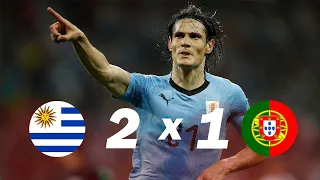 Uruguay 🇺🇾 2×1 🇵🇹 Portugal Fifa World Cup 2018 R16 Extended HighLight Full HD 🎤《ENG》