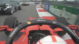 F1 2021 - Russian GP - Super start by Charles Leclerc