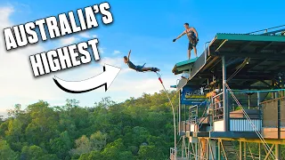 Asking Strangers To Go Bungy Jumping On The Spot!