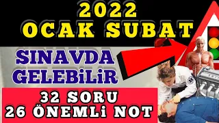 MUTLAKA ÇÖZMELİSİNİZ/ 2022 OCAK 2022 ŞUBAT EHLİYET SINAV SORULARI/ EHLİYET VİDEOLARI 2022 / EHLİYET