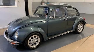 1971 VW Super Beetle — walk-around / cold start video