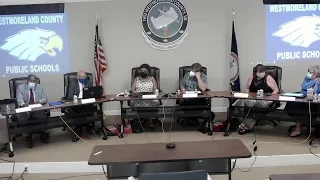 WMLCPS 9/20/21 School Board Meeting