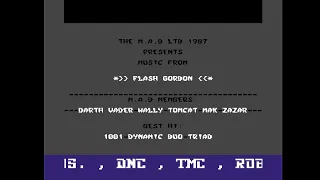 C64 One File Demo: 1987 Music From Flash Gordon by M A D  Limited