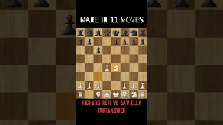 Amazing Queen Sacrifice 🔥🔥| Richard Reti VS Savielly Tartakower | #chess