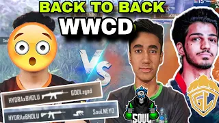 HYDRA vs GODL+ Soul 🚀🐉 Back to Back WWCD All matches Highlights 😱