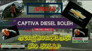 CAPTIVA DIESEL MAMPUKAH KONSUMSI BIO SOLAR