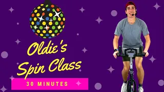 30 Minute Oldie's Music Spin Class | Get Fit Done