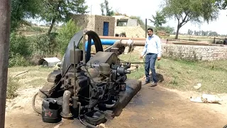 Big Power Old Black Engine Best Sounding Old Engine Drive With Tubewell