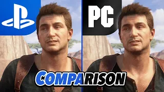 Uncharted: Legacy of Thieves Collection - Graphics Comparison (PC vs. PS5)
