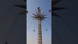 India's Highest Hanging Ride #shorts #waterpark #waterside #waterparkfun #youtubeshorts