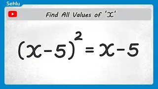 Nice 🤓 Algebra Challenge | Finding The Values of X | #math #algebra #mathtrick #sehlu