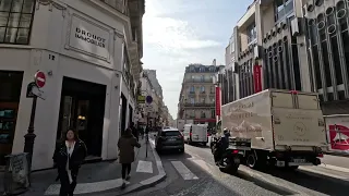 Walking in the morning in Paris [4K]