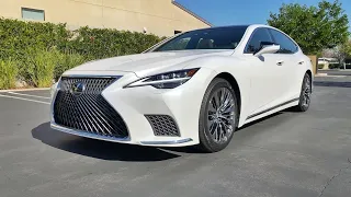 2021 Lexus LS 500 Walkaround + Exhaust (No Talking)(ASMR)