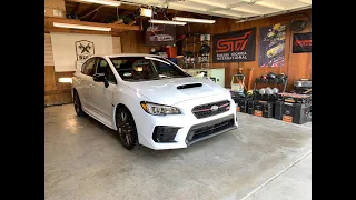 Subaru WRX STI White Edition detailed