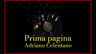 Adriano Celentano - Prima pagina (Lyrics) Karaoke