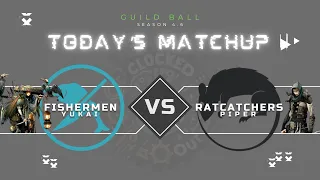 Guild Ball 4.6 Yukai Fishermen vs Piper Ratcatchers