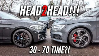 AUDI S3 VS BMW M140I HEAD2HEAD REVIEW!!! // IS THE 140I REALLY BETTER?