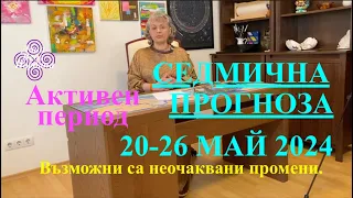 СЕДМИЧНА ПРОГНОЗА / WEEKLY PREDICTION / 20-26 MAY 2024