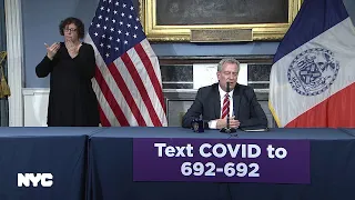 Mayor de Blasio Holds Media Availability on COVID-19