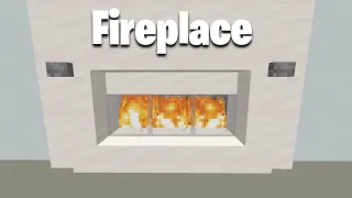 Redstone Fireplace in Minecraft - Simple Build Hacks