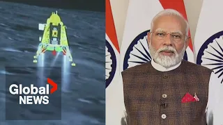 India moon landing: Chandrayaan-3 successfully lands on lunar surface