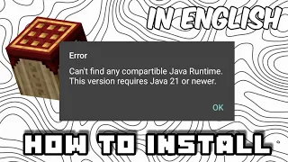 How to install Java runtime 21 in Pojavlauncher