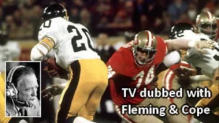 1978 Steelers at 49ers - TV dubbed w/Fleming & Cope