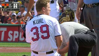 SF@PIT: Kuhl is shaken up by Span's comebacker