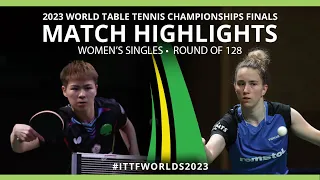 Chen Szu-Yu vs Andreea Dragoman | WS R128 | 2023 ITTF World Table Tennis Championships Finals