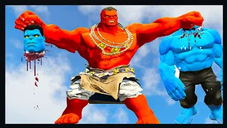 RED HULK VS BLUE HULK  - EPIC BATTLE