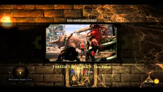 MKX KRYPT UNLOCK : Takeda's Brutality "Two-Sided" (-19,1)
