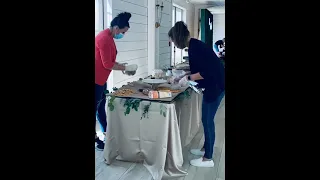 Wedding Charcuterie Table Timelapse