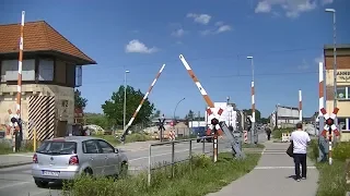 Spoorwegovergang Wismar (D) // Railroad crossing // Bahnübergang