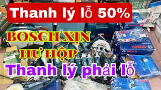 XẢ LỖ 50% BOSCH XỊN hư hộp , bán lỗ hết / Máy xây dựng Thái Bảo.